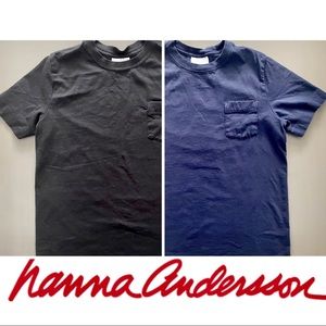 HANNA ANDERSSON Bright Basics Tees Navy & Black